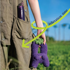 Plush Eggplant Toy Cell Phone Holder Expression Doll Decorative Toy