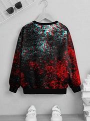 3D Print Sweatshirts Street Wear Kids Funny Crew Neck Top
