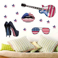 High Heels Wallpaper Stickers PVC Removable Decorative for Living Room Bedroom