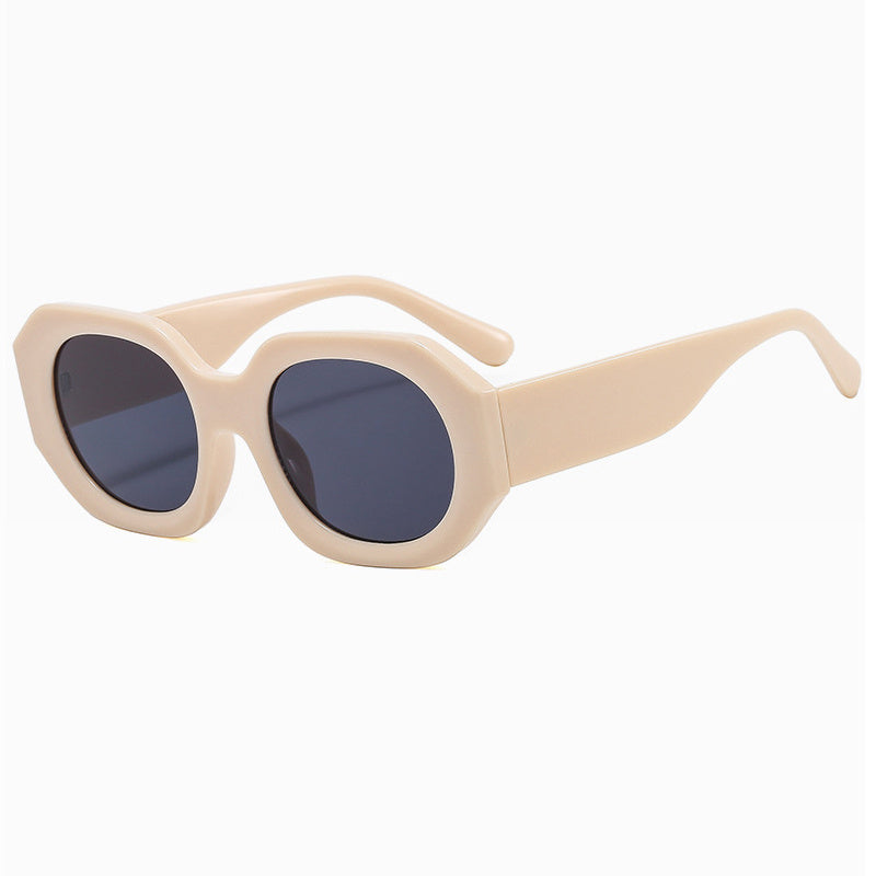 Y2K Geometric Sunglasses UV400 With Case