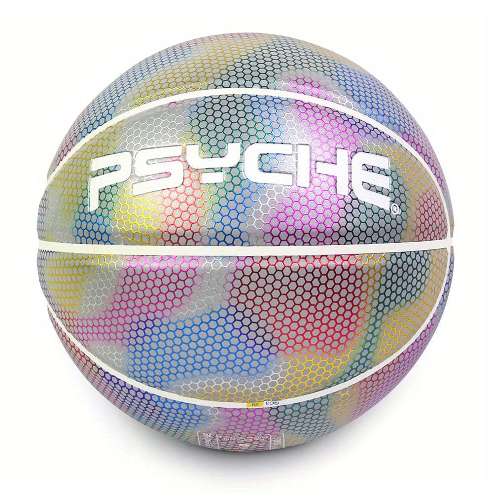 Reflective PU Basketball Size 7 Indoor Outdoor Practice