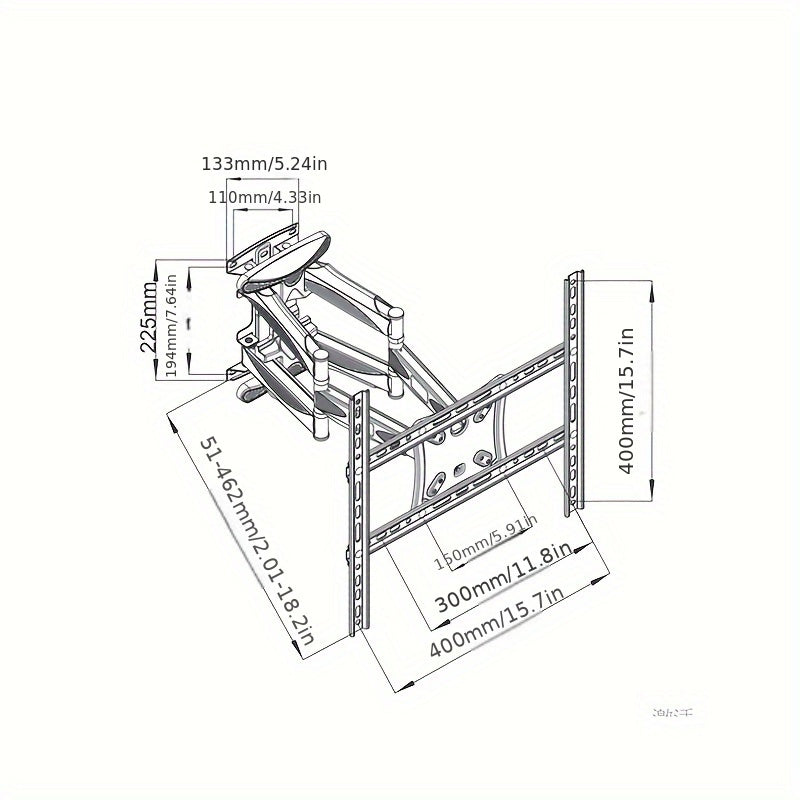 P5 Full Motion TV Mount TV Wall Mount Home Improvement