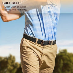 Men's Elastic Nylon Sport Braided Belt No Holes Waist Belt