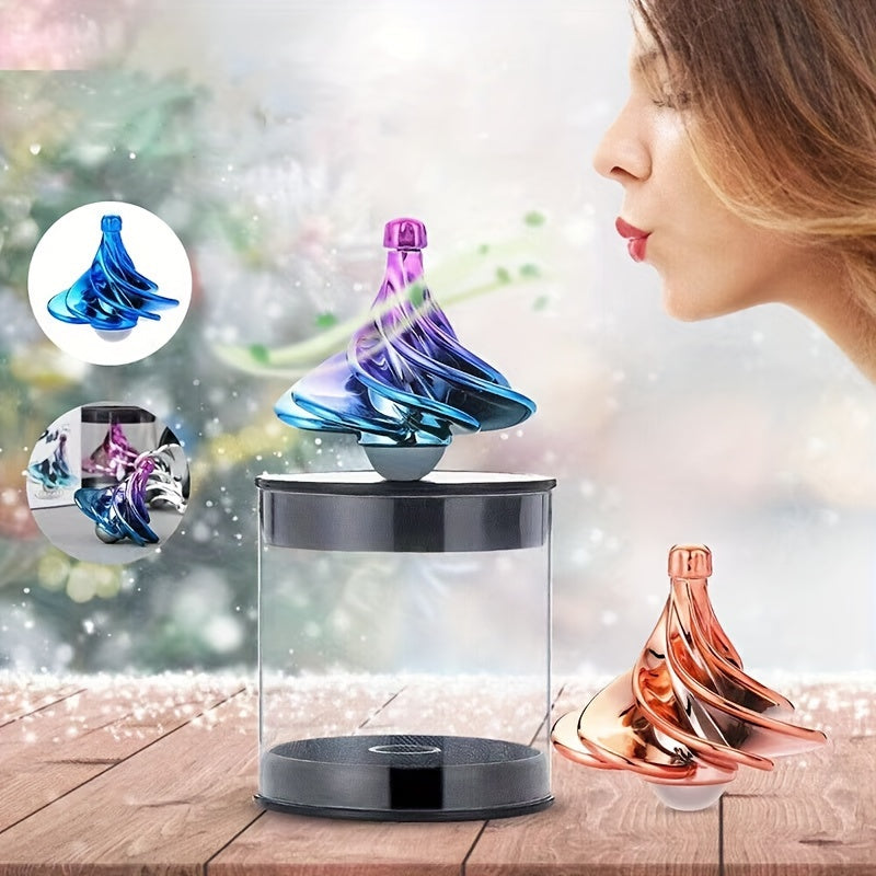 Colorful Wind-Powered Spinning Toy for Stress Relief
