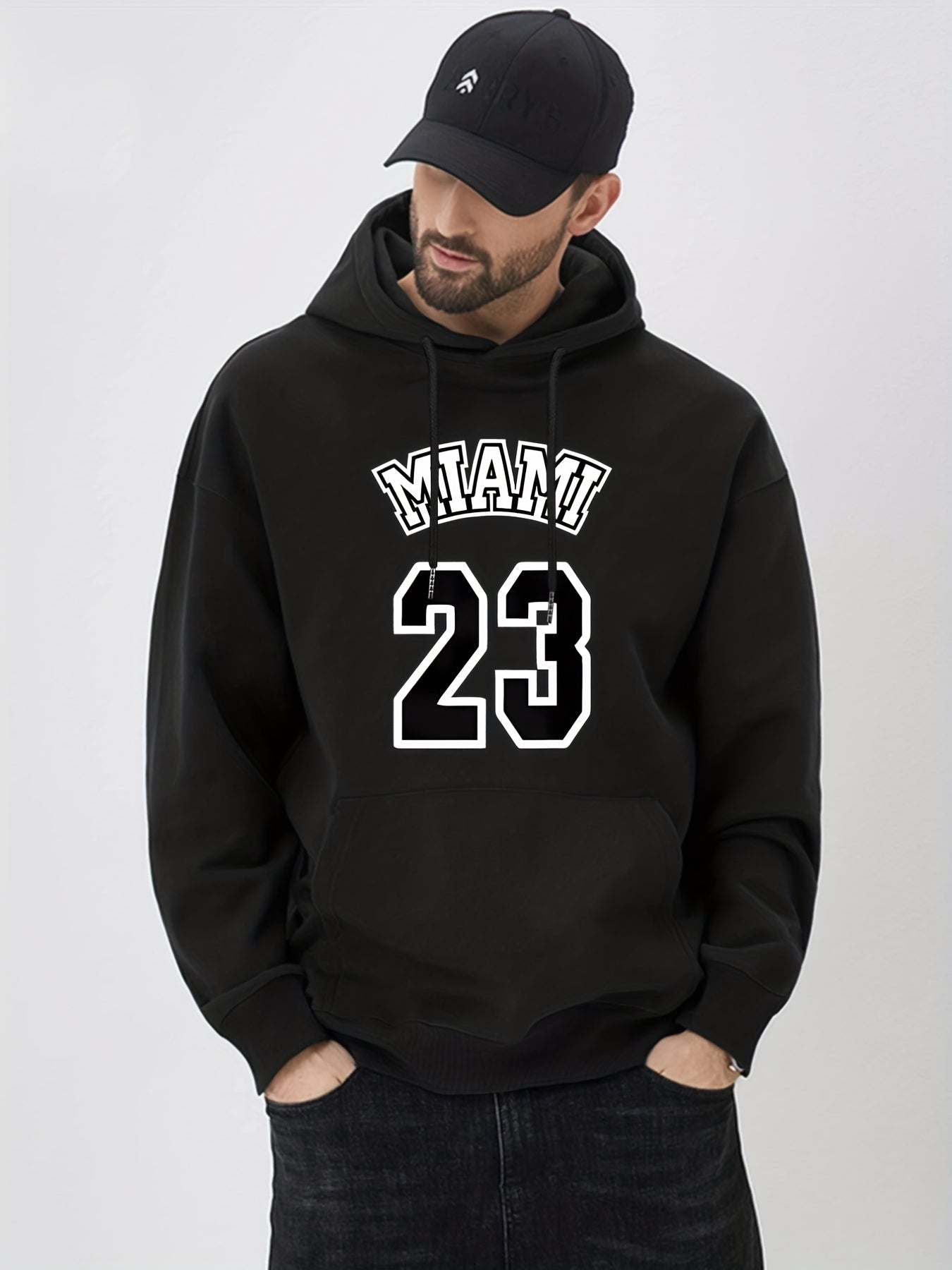 Miami 23 Graphic Hoodie for Men