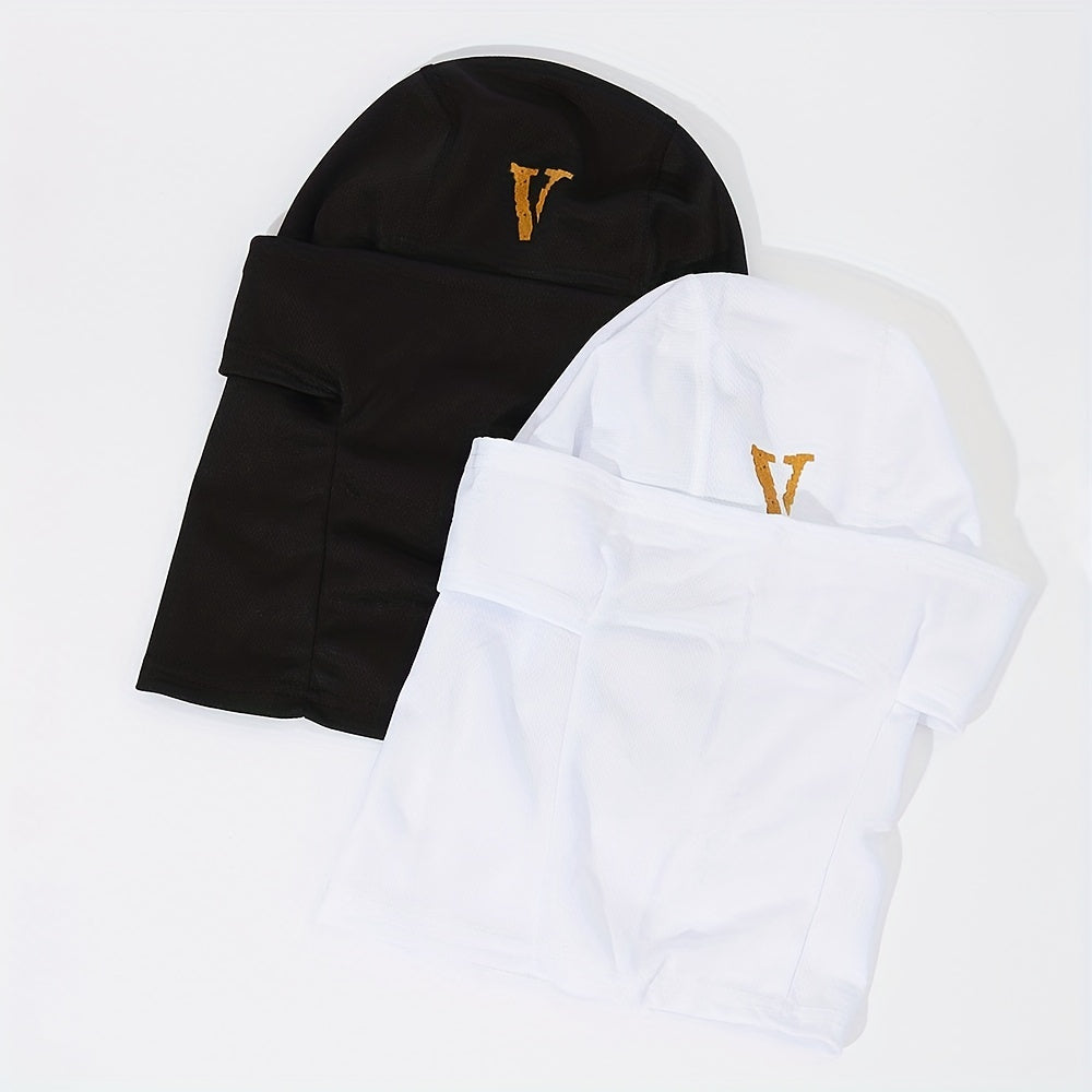 V Print Balaclava Ski Mask Unisex Pullover Dustproof Neck Gaiter