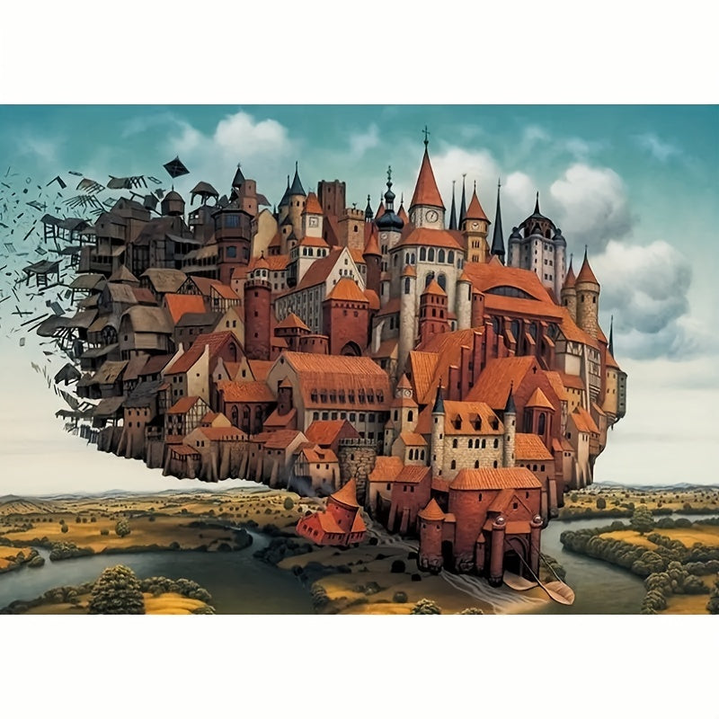 City of Sky 2000pcs Jigsaw Puzzle for Adults Paper Craft Home Wall Decor