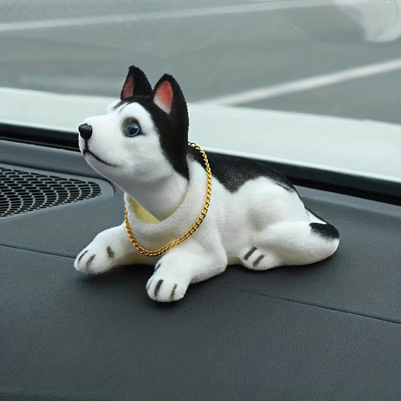 Shaking Head Dog Car Ornament Lucky Cartoon Decoration