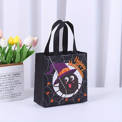 6pcs Mixed Halloween Gift Bags Non-Woven Shopping Bags Packaging Bags Tote Bags