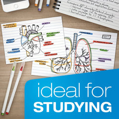 Ruled Index Cards 7 X 12 200 Pack Notecards