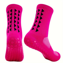 Men's Mid Crew Sport Socks Non Slip Shock Absorption