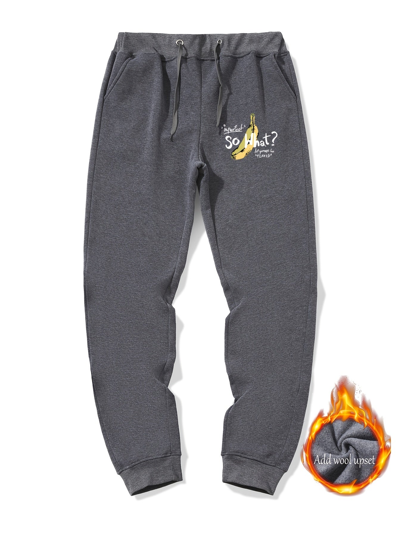 Men's Cartoon Print Jogger Drawstring Pants