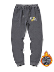 Men's Cartoon Print Jogger Drawstring Pants