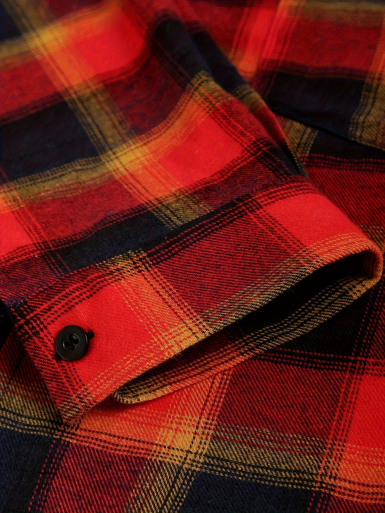  Plaid Long Sleeve Longline Shirt