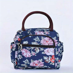 Cartoon Pattern Satchel Bag Zipper Lunch Bag for Work