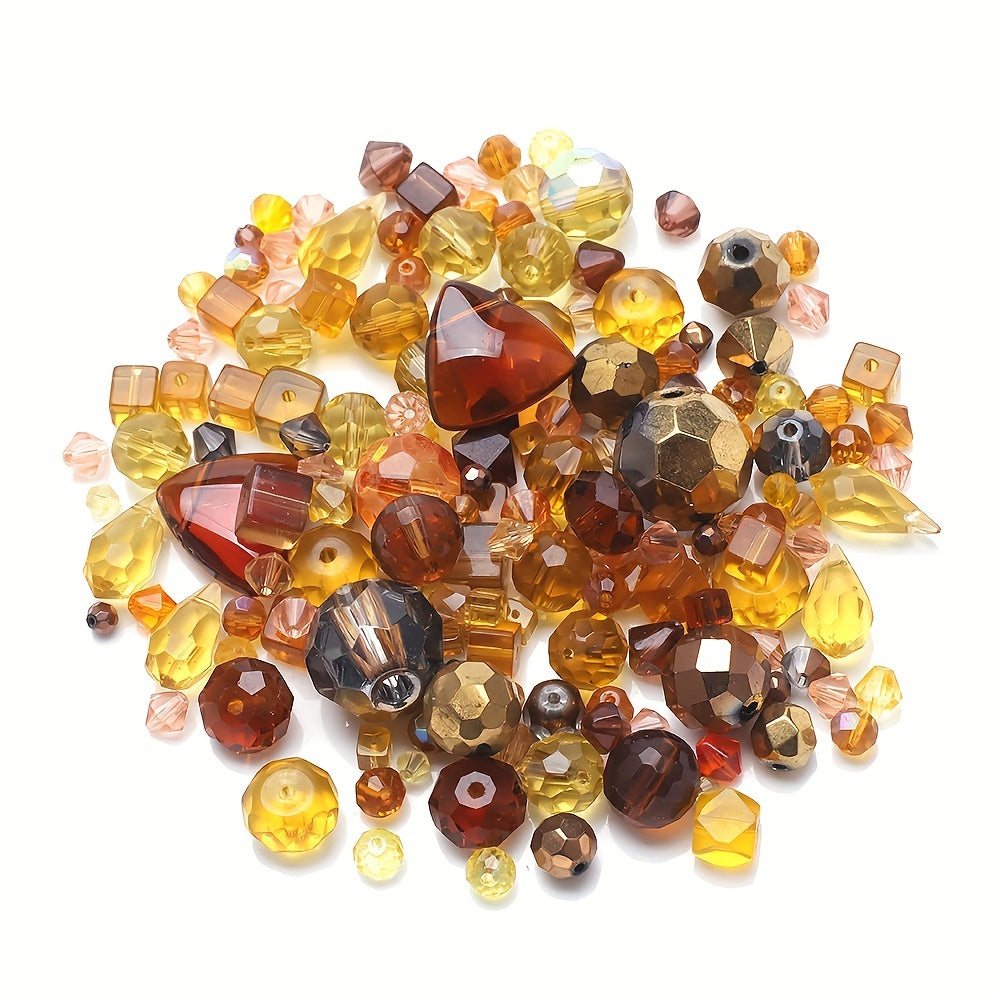 45g Crystal Glass Beads Set - DIY Jewelry Making Accessories