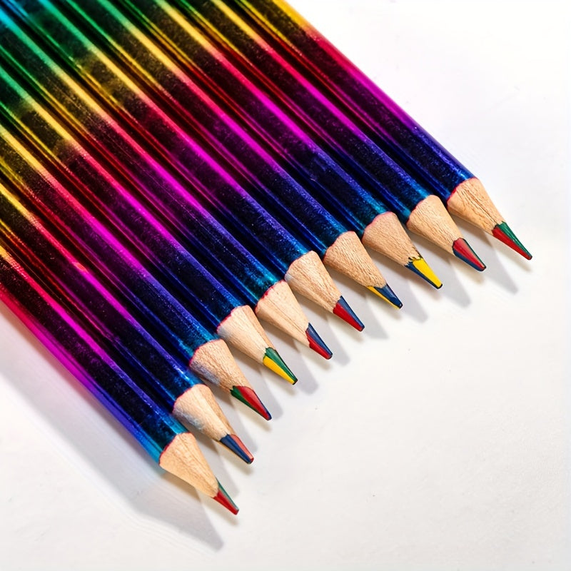 12 Rainbow Colored Pencils Set for Painting