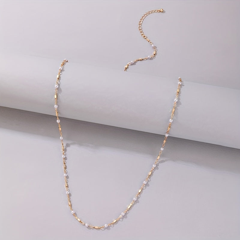 Faux Pearl Beads Waist Chain Belly Chain Casual Decorative Jeans Dress Chain