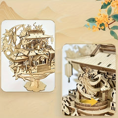 Chang'e's Guanghan Palace 3D Wooden Puzzle
