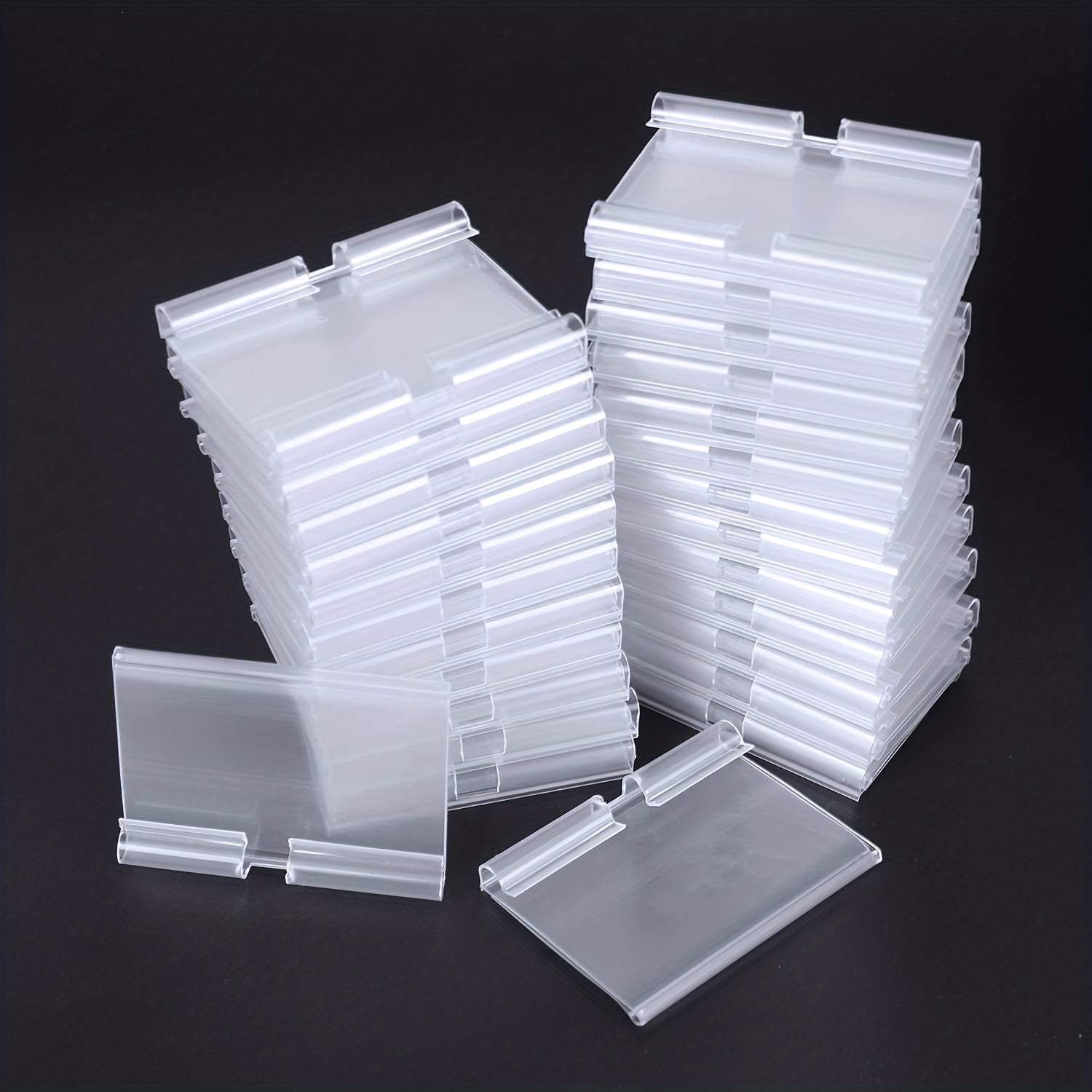 50pcs Plastic Label Clip Basket Labels Holder 50pcs Label Insert Incl