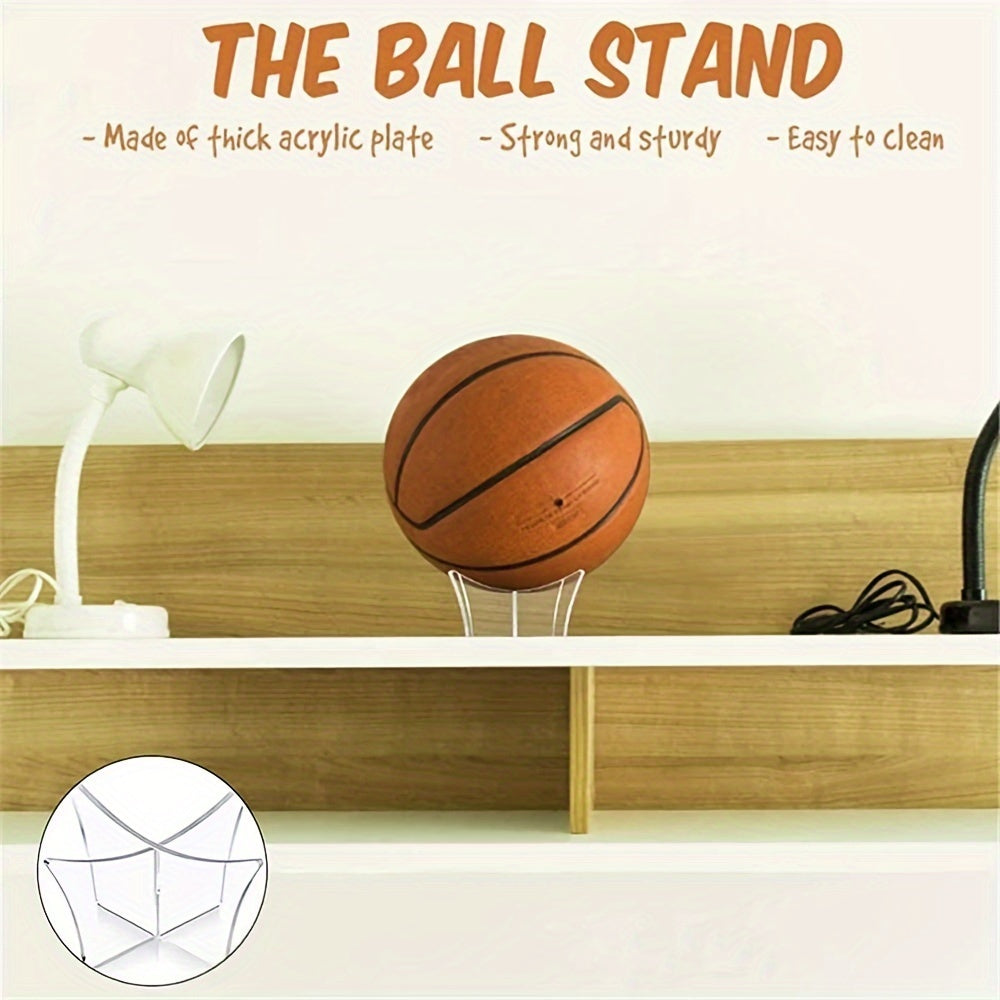 Acrylic Basketball Football Volleyball Holder Display Stand