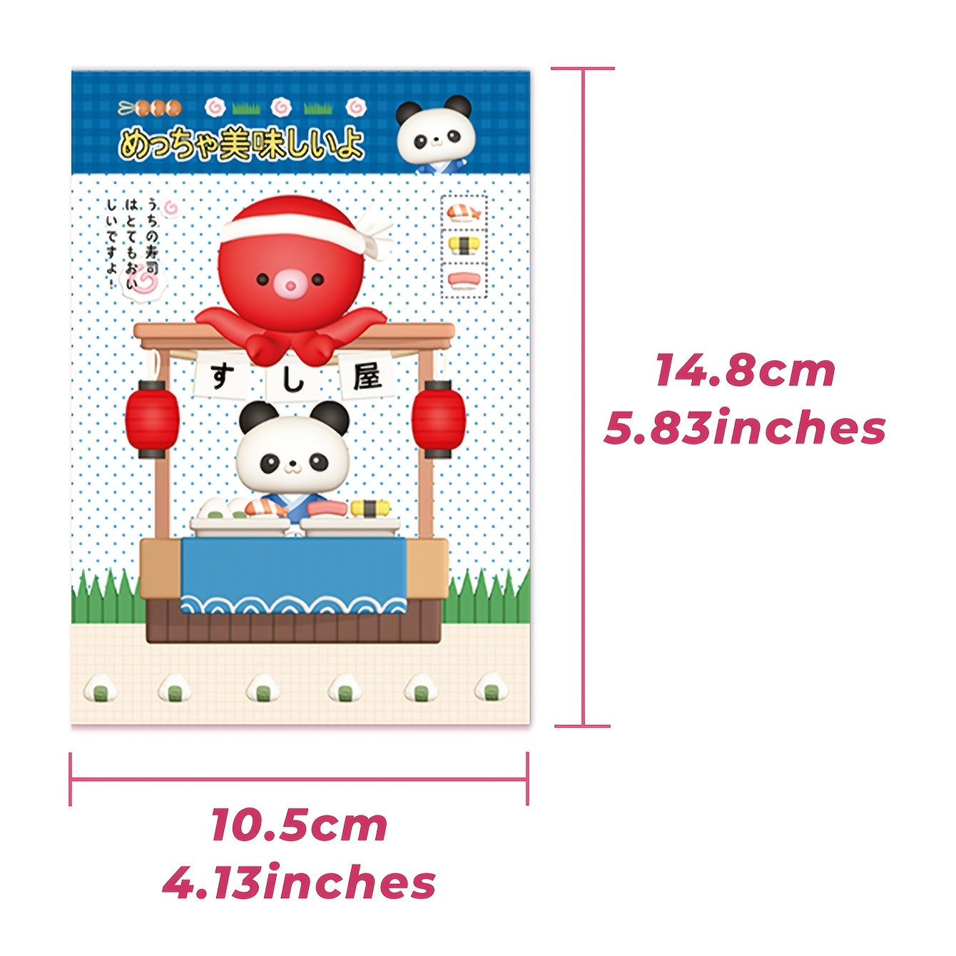 A6 Notebook Dotted Pages Playful Illustrations