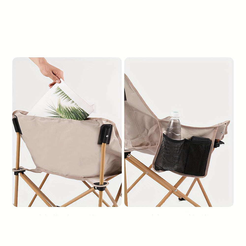 BRS Outdoor Folding Moon Chair Portable Ultra Light Camping Fishing Chair