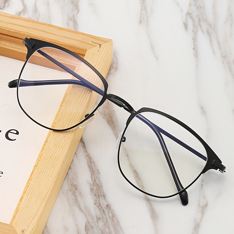 Metal Frame Party Eyeglasses for Men Unisex