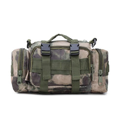 Waterproof Canvas Waist Bag Men Climbing Bags Outdoor Military Tactical Camping