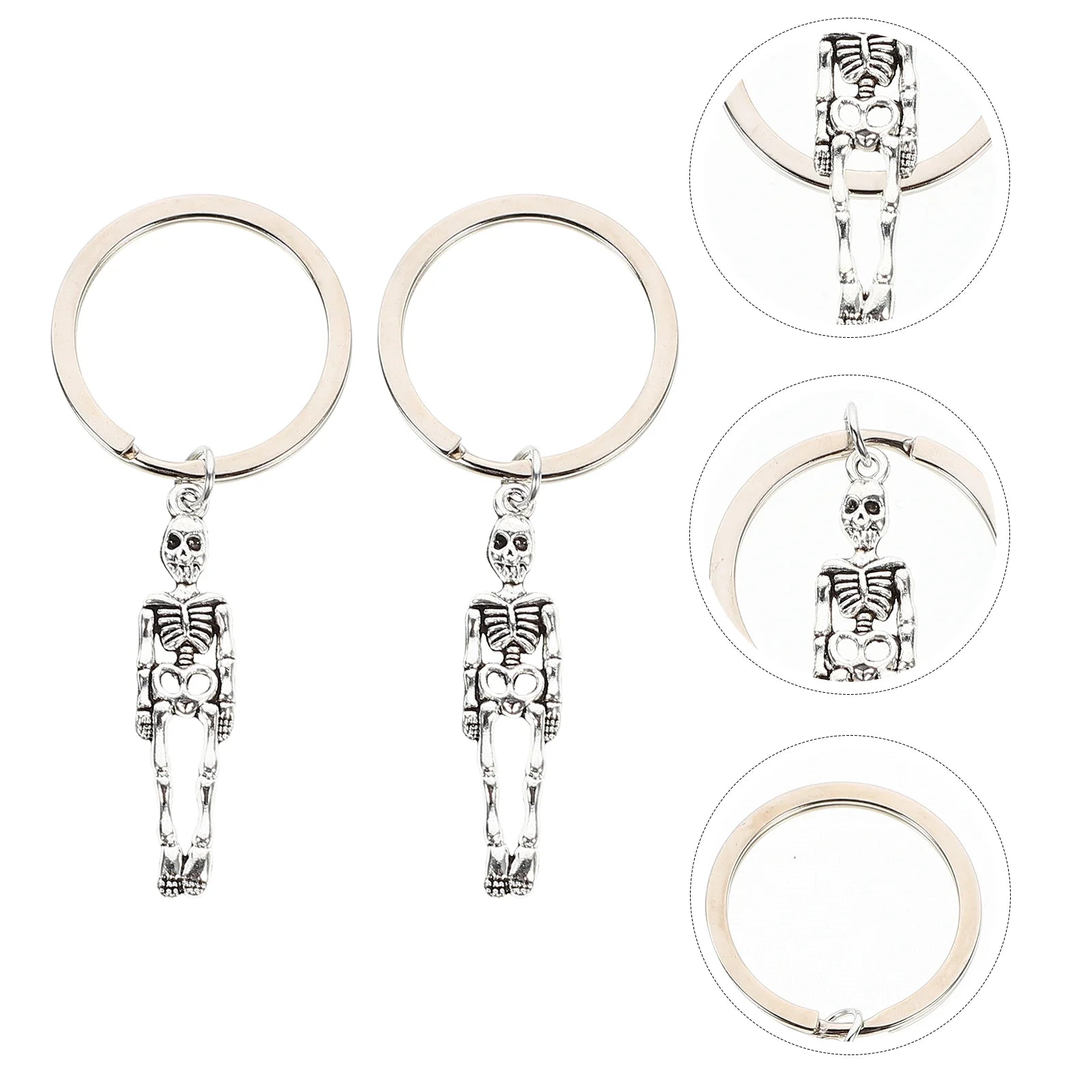 2Pcs Halloween Key Chains Key Pendants Bag Pendants Gift Supplies