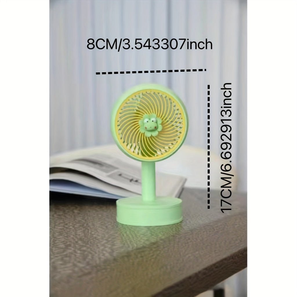 Mini Handheld Fan Cartoon Desktop Fan