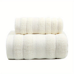 Soft Cotton Towel Set Quick Drying Absorbent Towels For Bathroom