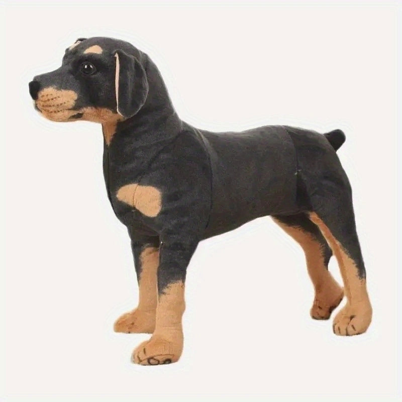 Lifelike Plush Dog Doll Home Decoration Creative Prop Gift