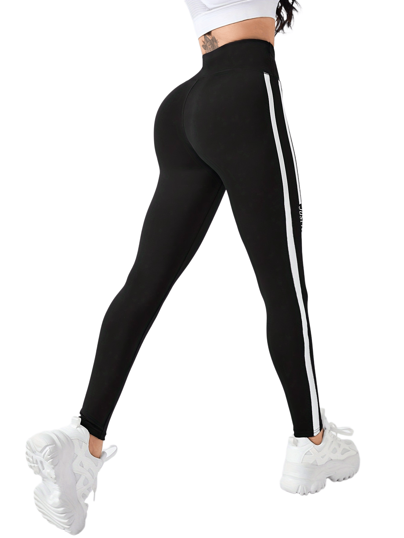 Pattern & Striped Yoga Workout Pants Activewear