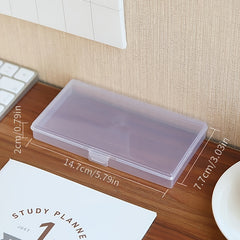 3pcs Stickers Plastic Storage Box Organizer