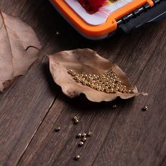 100Pcs High Tungsten Fly Tying Beads for Fresh & Saltwater Fishing