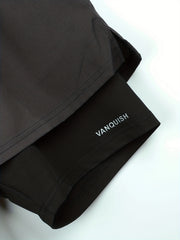 Quick Dry Mid Stretch Shorts Men's Outdoor Gym Workout