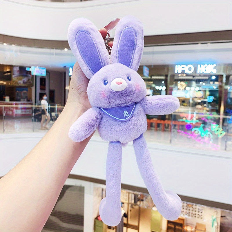 Rabbit Plush Toy Bag Key Chain Car Pendant