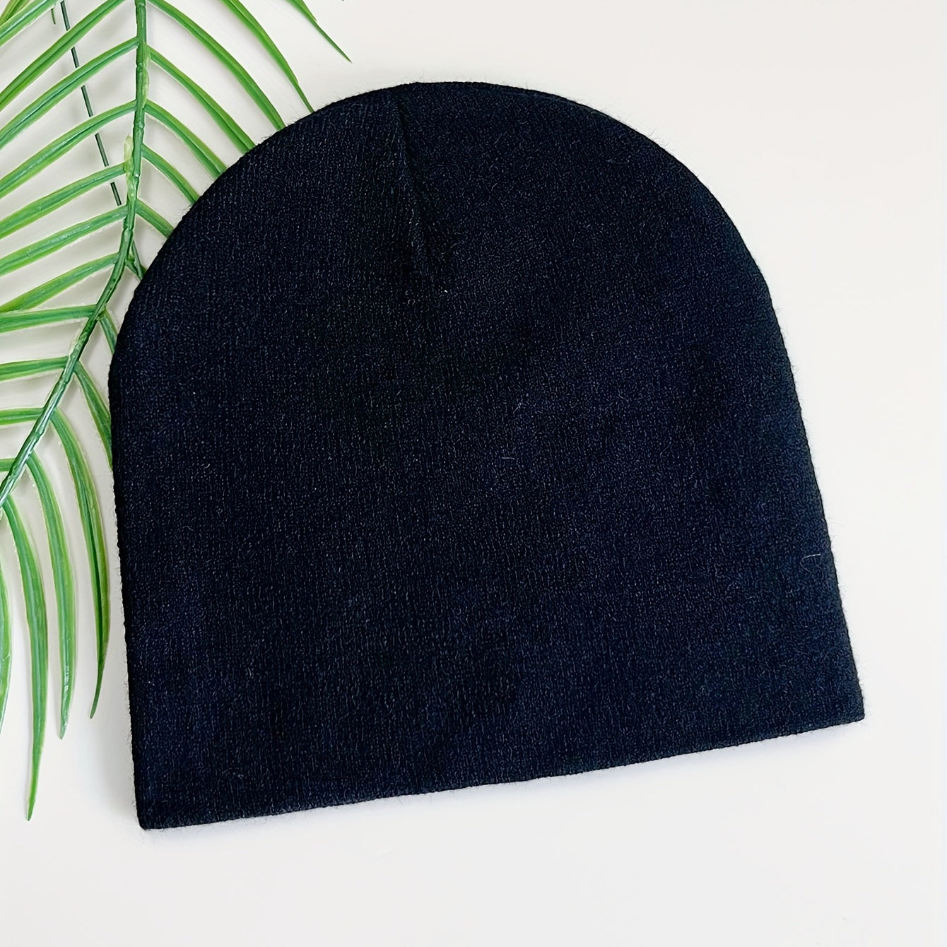 Red Mushroom Jacquard Beanie Lightweight Elastic Cartoon Knit Hat