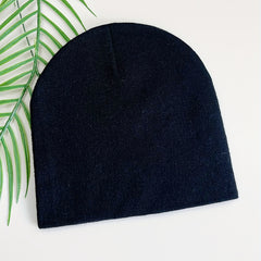 Red Mushroom Jacquard Beanie Lightweight Elastic Cartoon Knit Hat