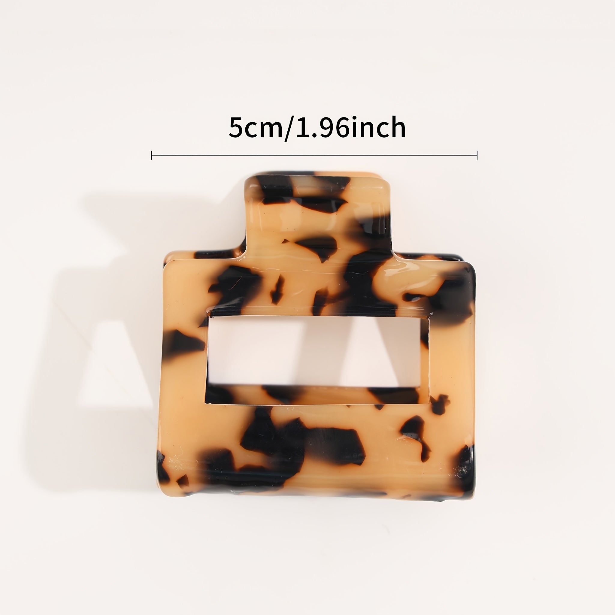 Leopard Checkerboard Hair Clips Square Hair Clips Women's Hair Accessories