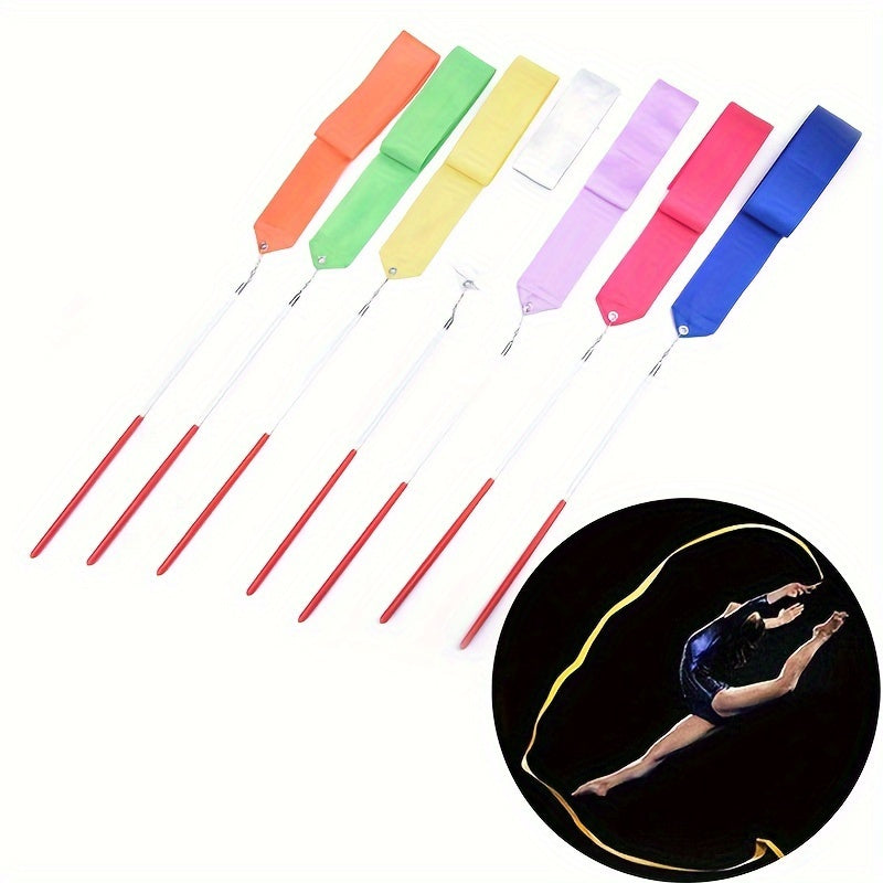 2m 78 74inch Gym Ribbon Dance Ribbon Rhythmic Art Gymnastic Ballet Streamer 1pc