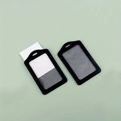 Portable Card Holder Set with Lanyard for Office and School ID Cards