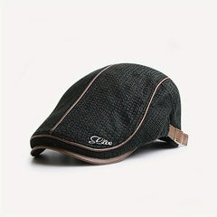 Knitted Newsboy Caps For Men Beret Hat Cabbie Golf Cap