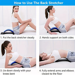 Portable Lumbar Stretching Device Multifunctional Massage Board
