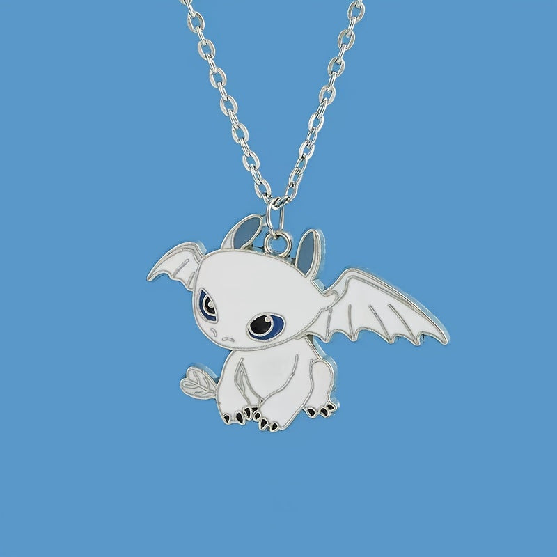 Casual Cartoon Pendant Couple Necklace Set