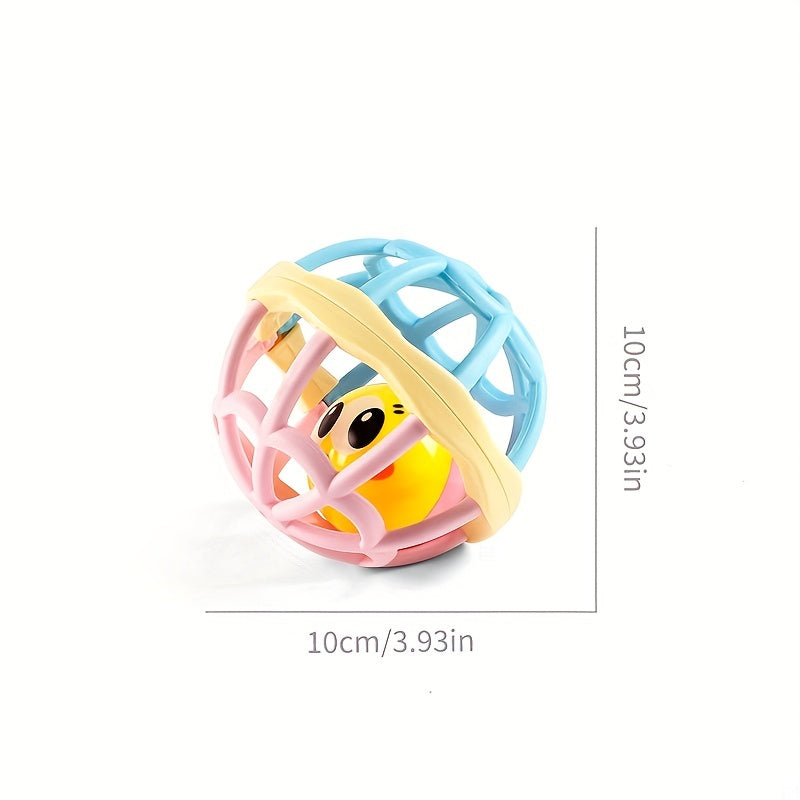 Baby Fitness Soft Rubber Toy Crawling Guide Ball Dumbbell