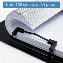 A4 Clipboard Folder Foldover Clipboards - Hard Shell File Flip Writing Pad