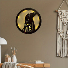 LED Light Carving Fairy Tale Wooden Hanging Sign