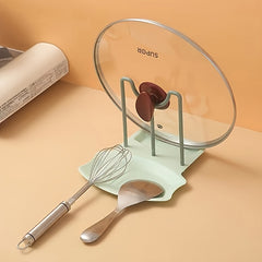 Detachable Pot Lid Organizer Rack Spoon Rest Pots & Pans Holder